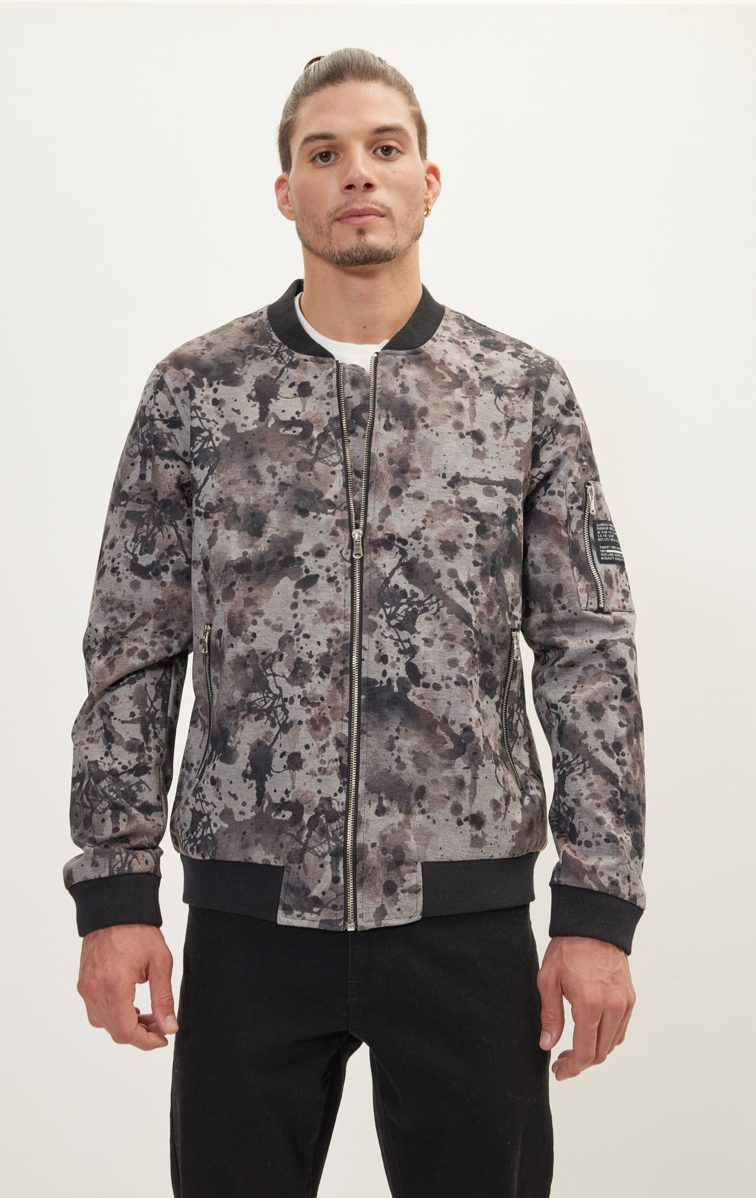 N° 71305 BOMBER ABSTRAIT - CAMOUFLAGE