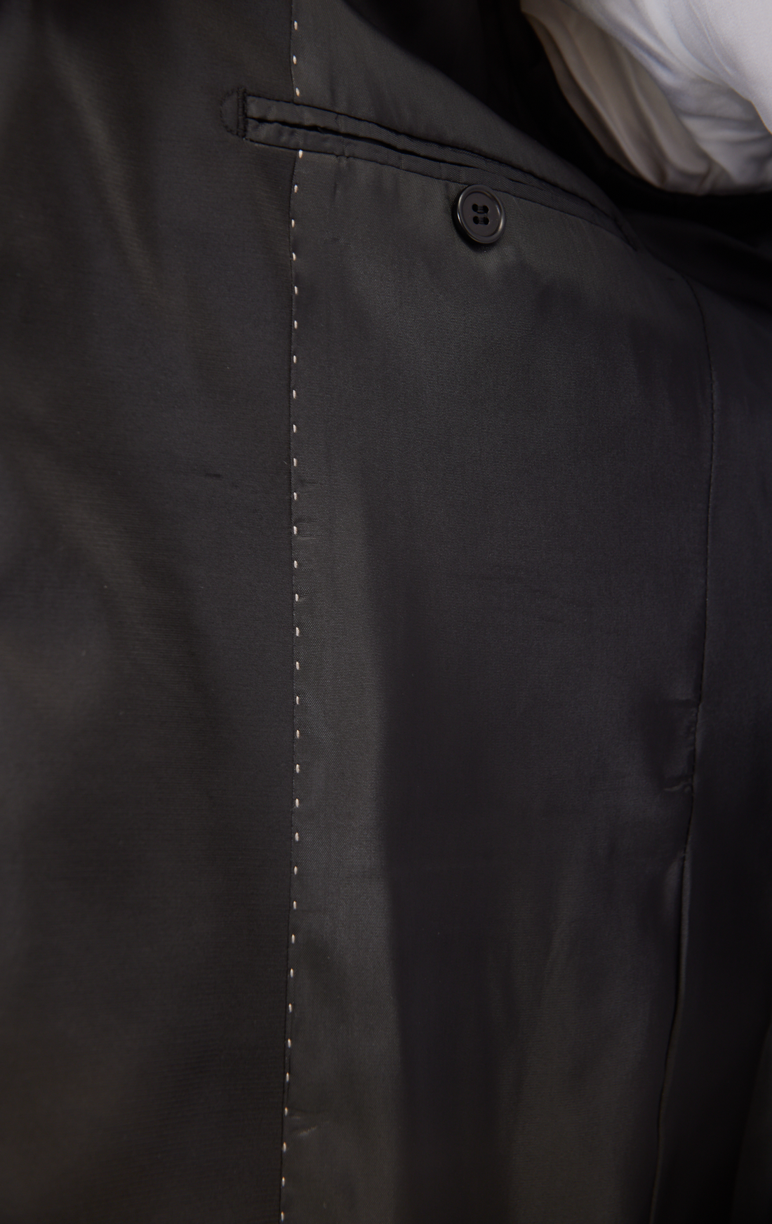 Textured Peak Lapel Tuxedo Jacket - Black