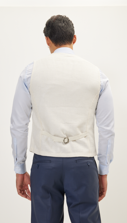 Cotton Vest - White