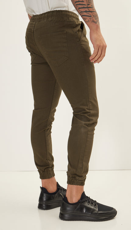 Chino Jogger Pants - Khaki