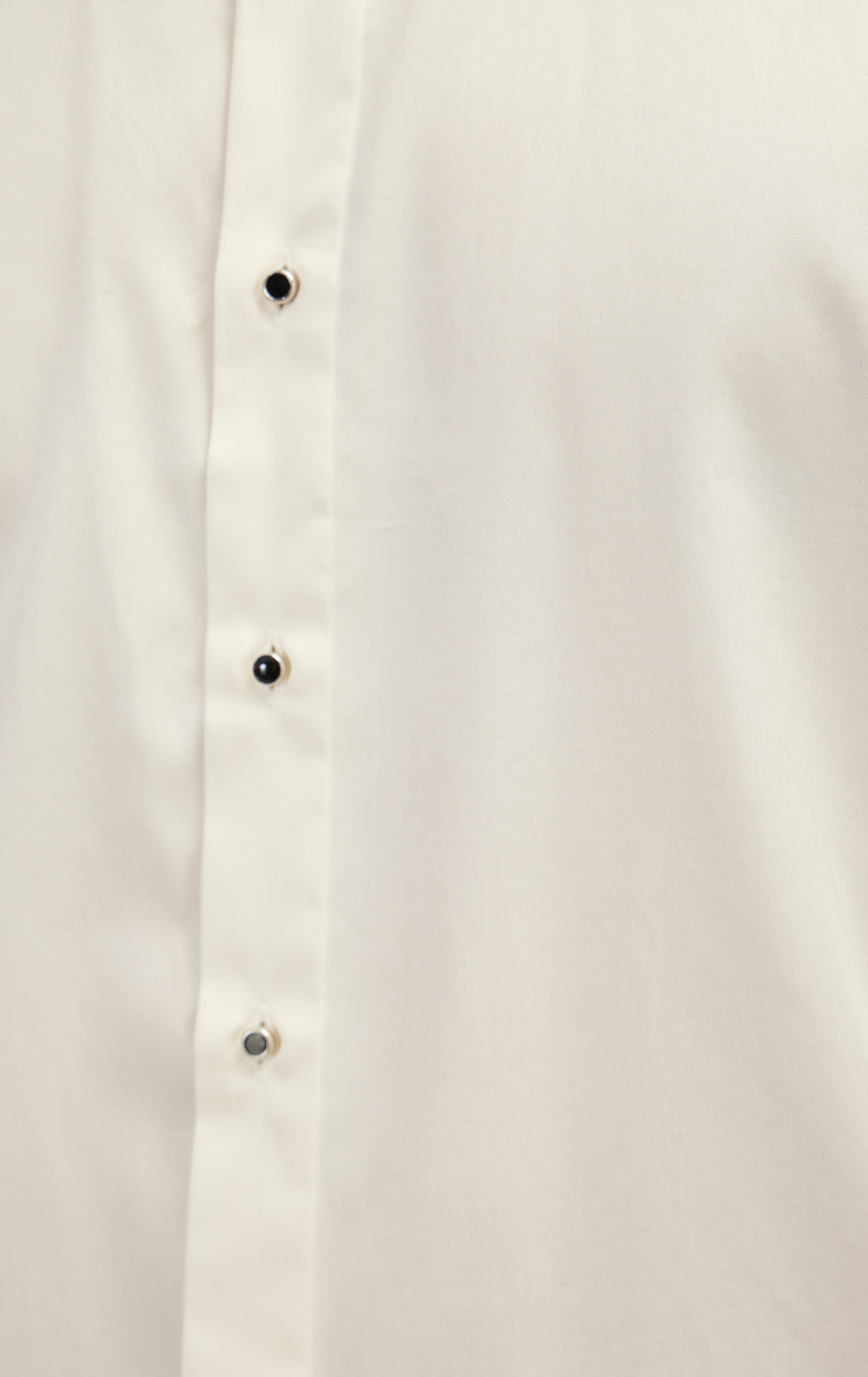 Camicia da smoking elegante a maniche lunghe abbottonata con bottoni gioiello - Beige chiaro