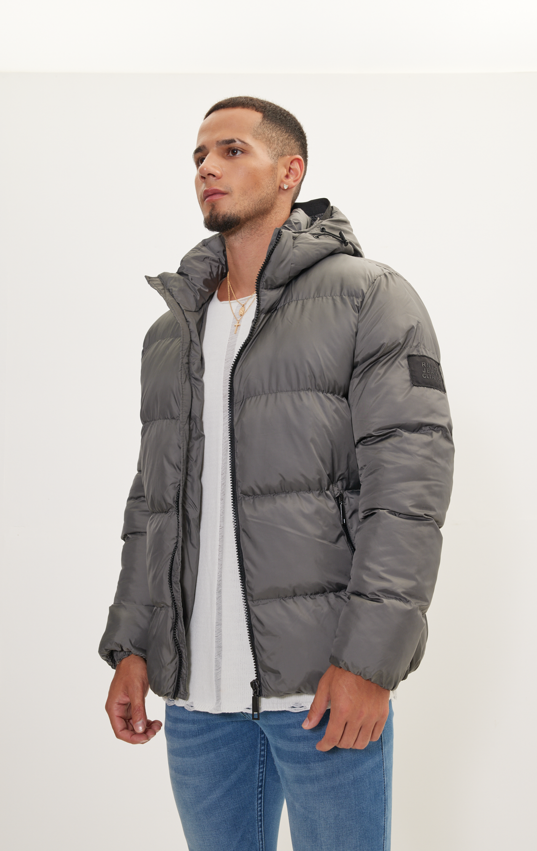 N° 71332 Heavy Padded Coat - ANTHRACITE