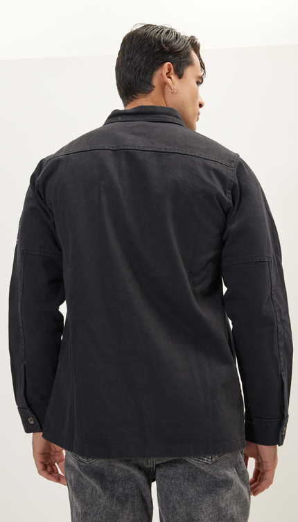 Nr. 4894 UTILITARISCHE HEMDJACKE – SCHWARZ