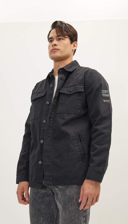 Nr. 4894 UTILITARISCHE HEMDJACKE – SCHWARZ