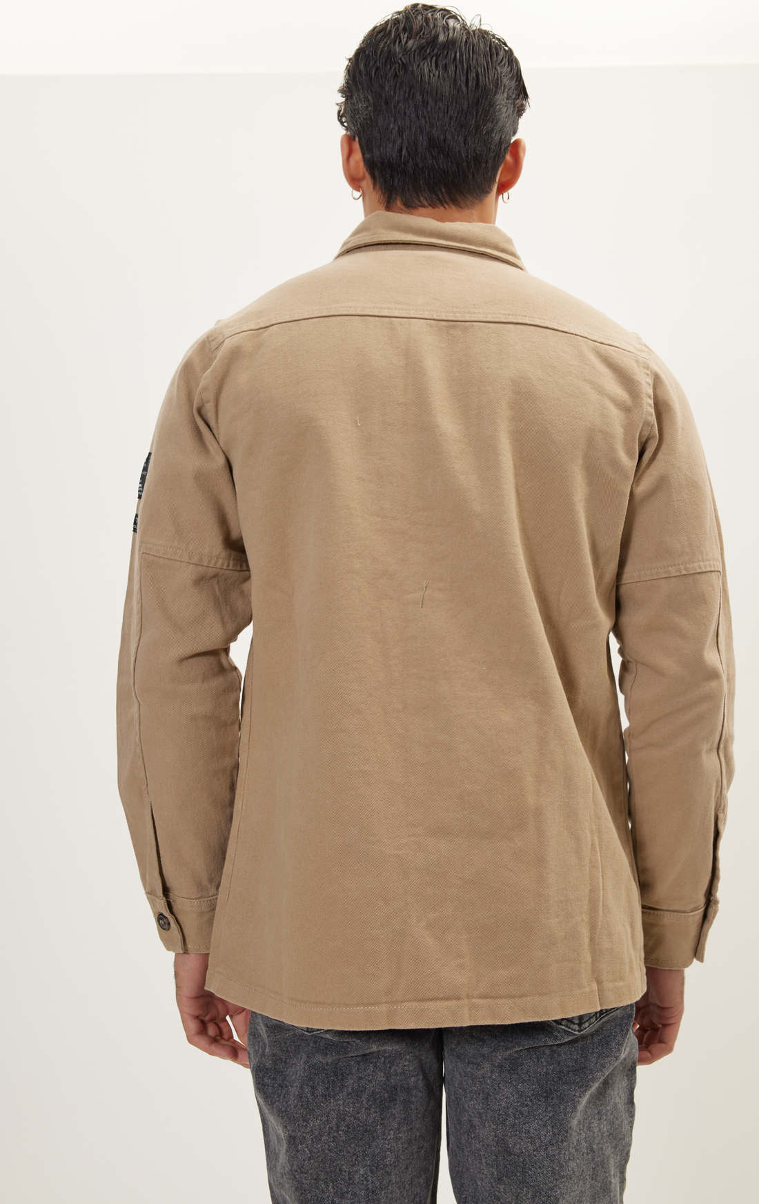 Utilitarian Shirt Jacket - Camel