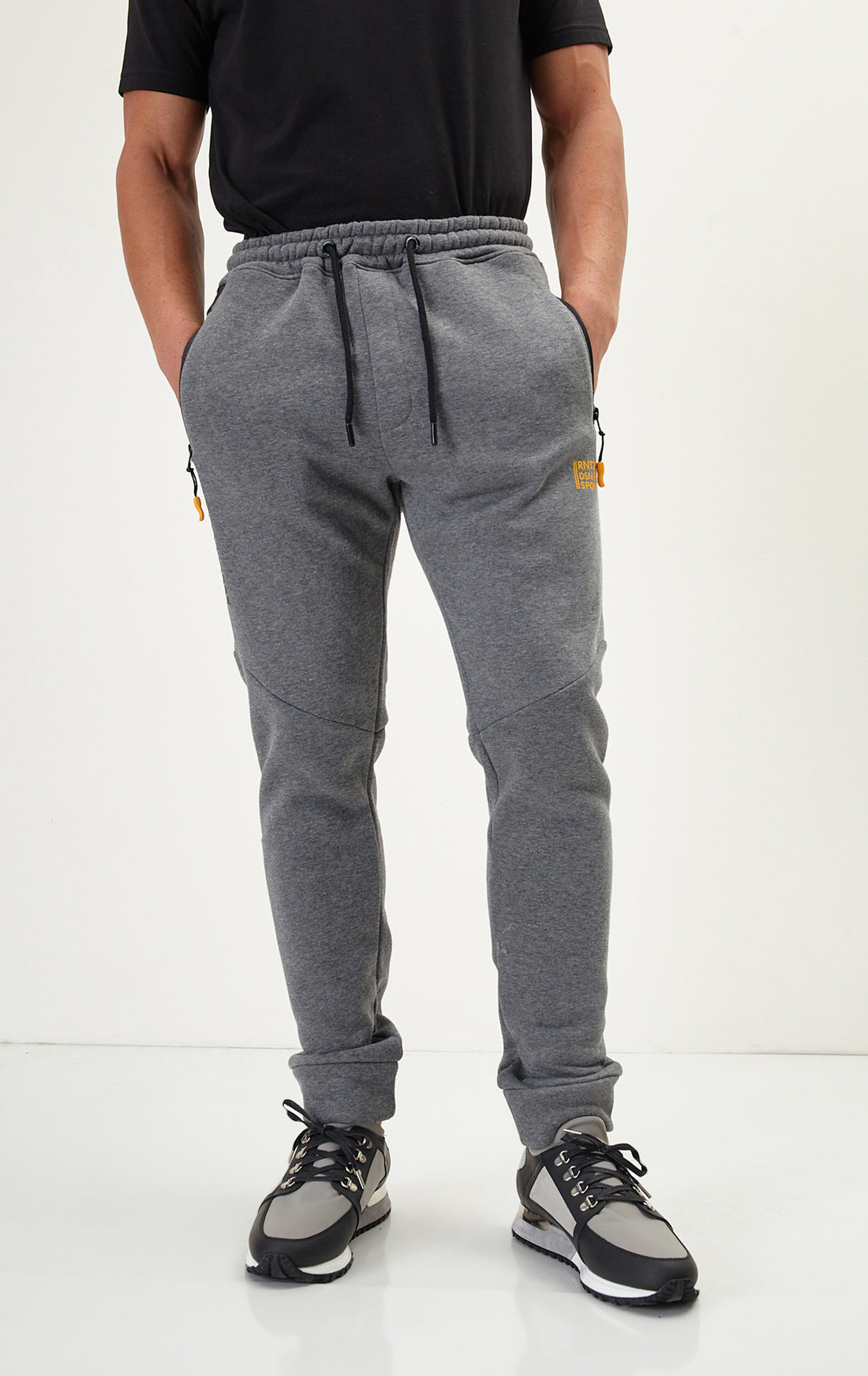 N° 2681 Side Zip Joggers - Anthracite - Ron Tomson