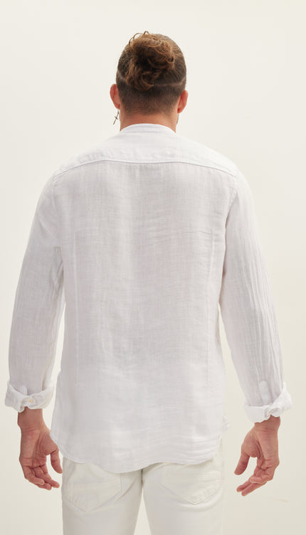 White Linen Shirt