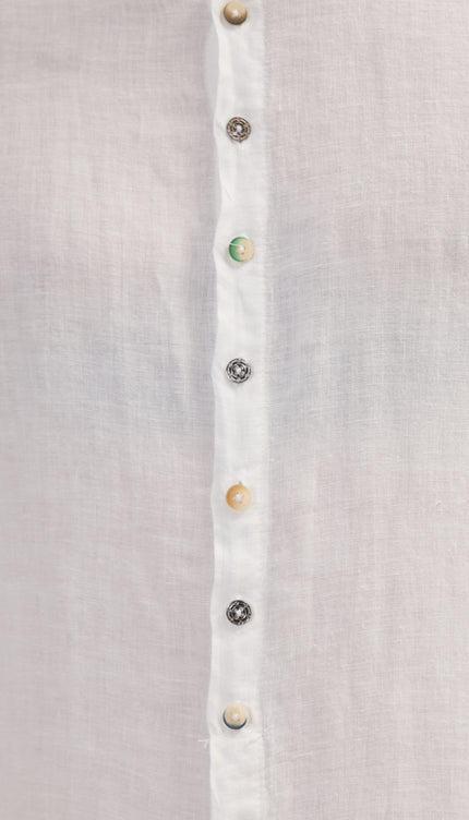 White Linen Shirt