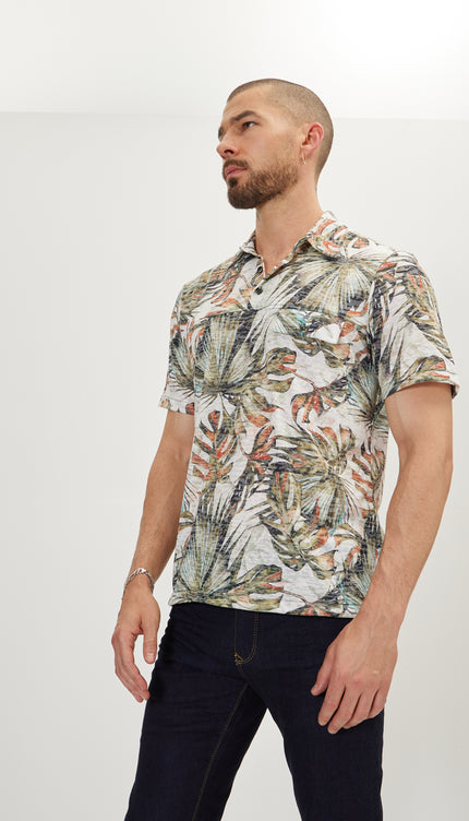 Casual Shirts - Green White