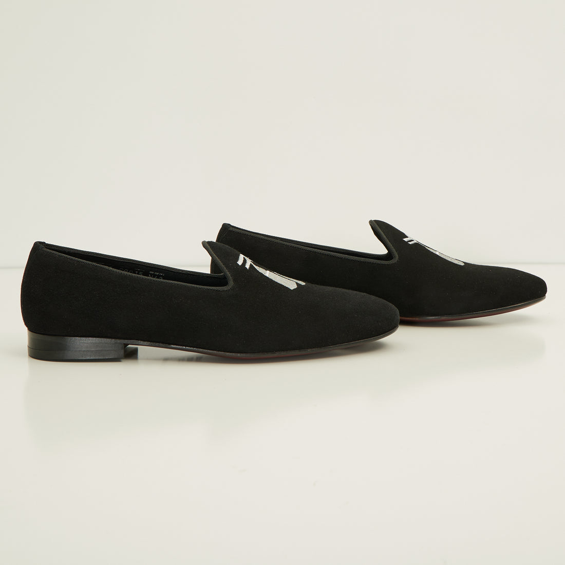 Tassels Formal Leather Loafer -Black Suede