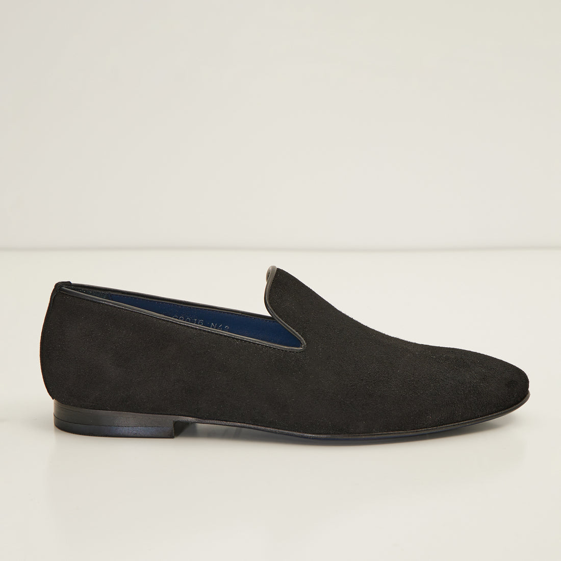 The Formal Leather Loafer - Black Suede