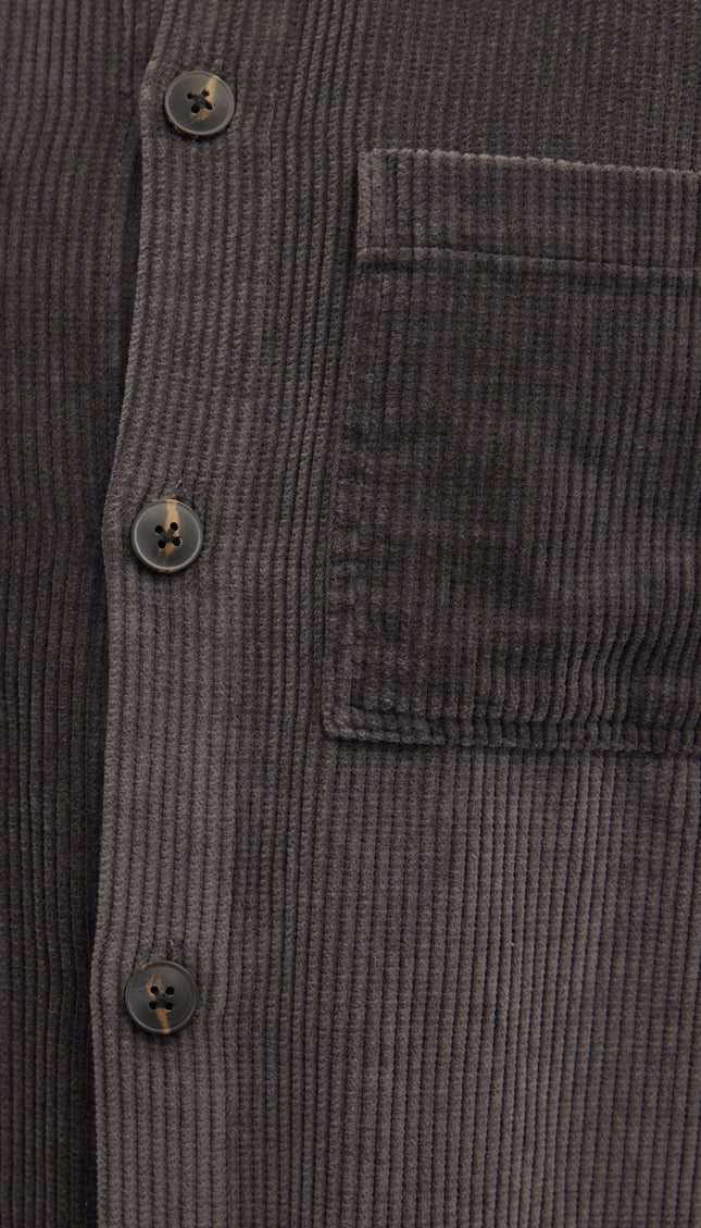 Casual Over Shirt - Anthracite - Ron Tomson