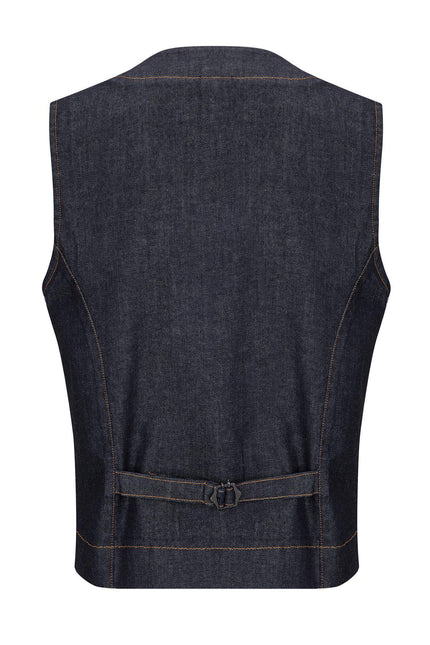 Cotton Vest - Navy - Ron Tomson