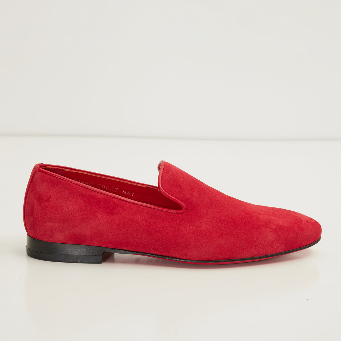 N° C9016 THE FORMAL LEATHER LOAFER - RED SUEDE