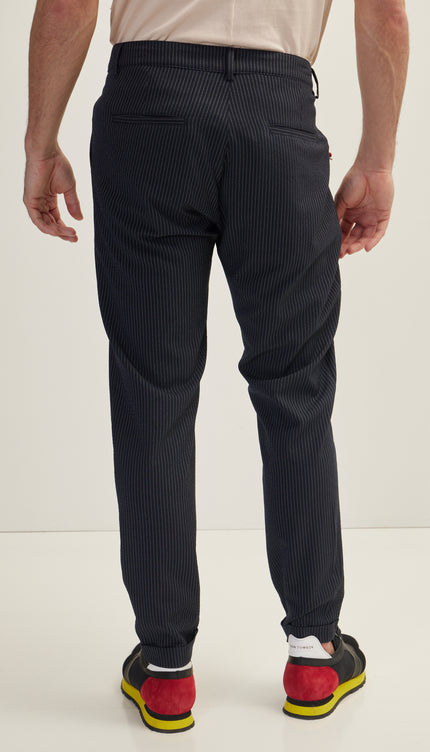 Lightweight Casual Pants - Navy - Ron Tomson