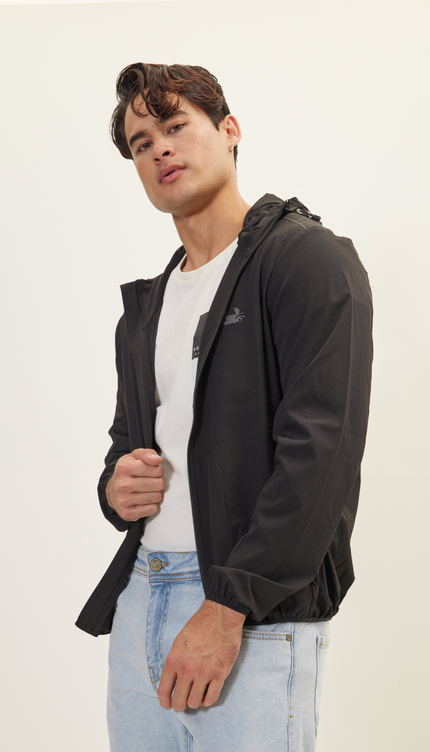 Outerwear Rain Jacket - Black - Ron Tomson