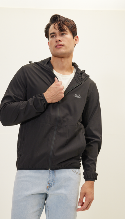 Outerwear Rain Jacket - Black - Ron Tomson
