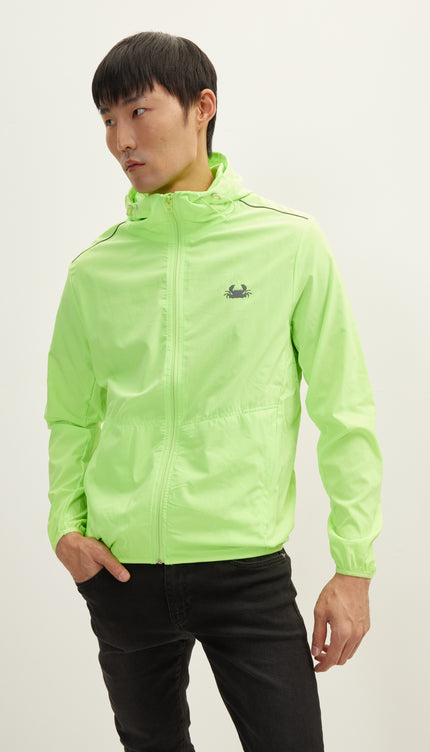 Outerwear Rain Jacket - Neon Yellow - Ron Tomson