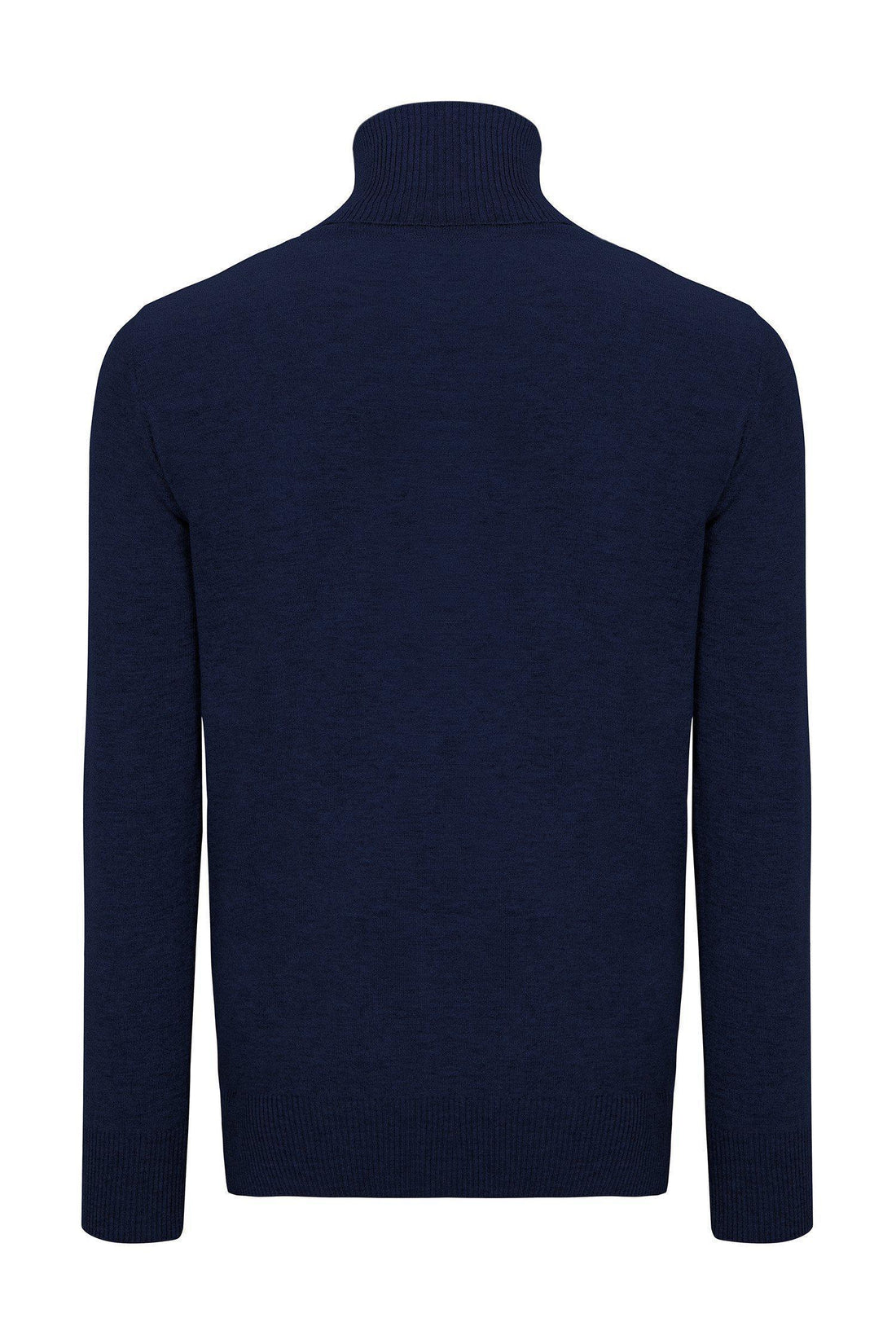 ROLLNECK SWEATER NAVY - Ron Tomson