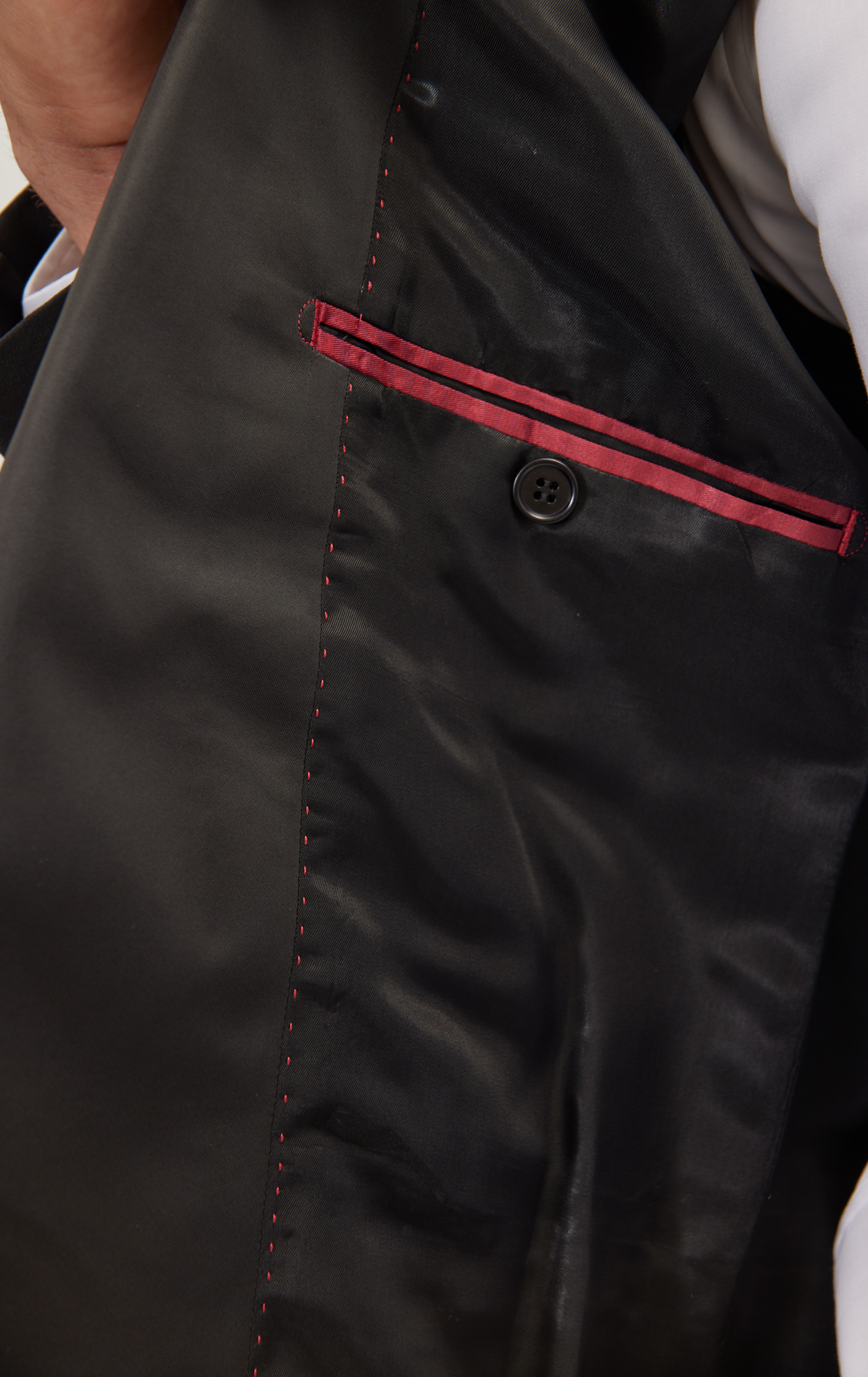 Solid Shawl Lapel Tuxedo Jacket - Black