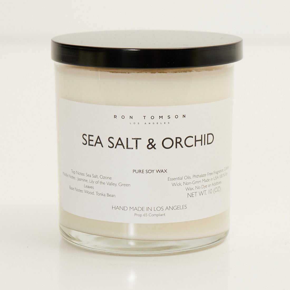Pure Soy Wax Candle - Sea Salt & Orchid