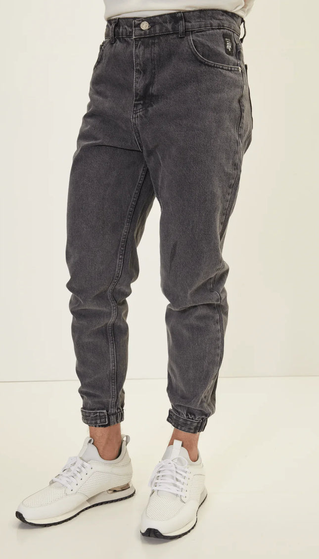 S Denim Jogger - Black - Ron Tomson