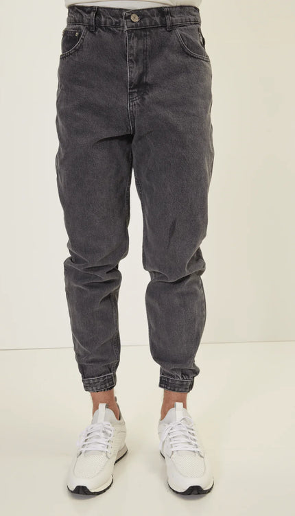 S Denim Jogger - Black - Ron Tomson